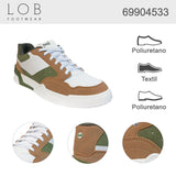 tenis para hombre lob footwear napa lona blanco 69904533