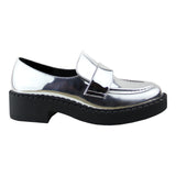 Brogue Para Mujer Lob Footwear Pu Plata 92804963