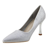 Zapatilla Para Mujer Lob Footwear Satin Plata 56204559