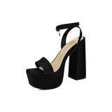 SANDALIA TACÓN PARA MUJER LOB FOOTWEAR NEGRO 73202636