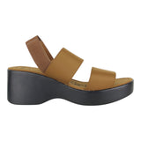 Sandalia Cuña Para Mujer Lob Footwear Lickra Café 73204935