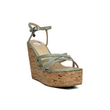 SANDALIA CUÑA PARA MUJER LOB FOOTWEAR PISTACHE 73803120