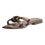 SANDALIA PISO PARA MUJER LOB FOOTWEAR BRONCE 73806038