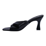 SANDALIA TACÓN PARA MUJER LOB FOOTWEAR NEGRO 73806043