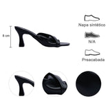 SANDALIA TACÓN PARA MUJER LOB FOOTWEAR NEGRO 73806043