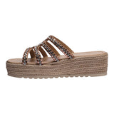 SANDALIA CUÑA PARA MUJER LOB FOOTWEAR ORO ROSA 73806470