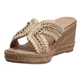 SANDALIA CUÑA PARA MUJER LOB FOOTWEAR BEIGE 73806471