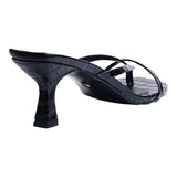 SANDALIA TACÓN PARA MUJER LOB FOOTWEAR NEGRO 73806482