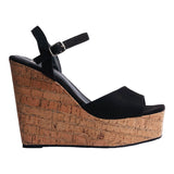 SANDALIA CUÑA PARA MUJER LOB FOOTWEAR NEGRO 73806483