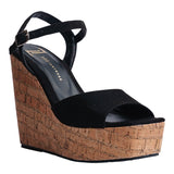 SANDALIA CUÑA PARA MUJER LOB FOOTWEAR NEGRO 73806483