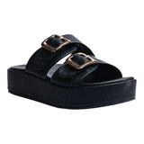 SANDALIA CUÑA PARA MUJER LOB FOOTWEAR NEGRO 74006066