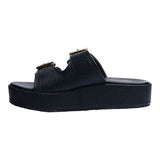 SANDALIA CUÑA PARA MUJER LOB FOOTWEAR NEGRO 74006066