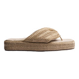 SANDALIA CUÑA PARA MUJER LOB FOOTWEAR BEIGE 74006465