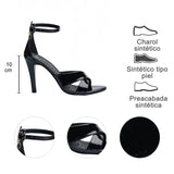 SANDALIA TACON PARA MUJER LOB FOOTWEAR NEGRO 74106590