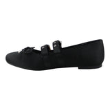 Flat Para Mujer Lob Footwear Satin Negro 91904999