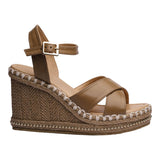 SANDALIA CUÑA PARA MUJER LOB FOOTWEAR CAMEL 78406083