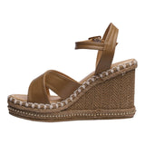 SANDALIA CUÑA PARA MUJER LOB FOOTWEAR CAMEL 78406083