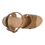 SANDALIA CUÑA PARA MUJER LOB FOOTWEAR CAMEL 78406083