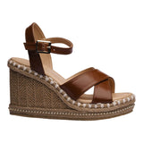 SANDALIA CUÑA PARA MUJER LOB FOOTWEAR CAFÉ 78406084