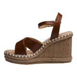 SANDALIA CUÑA PARA MUJER LOB FOOTWEAR CAFÉ 78406084