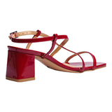 SANDALIA TACÓN PARA MUJER LOB FOOTWEAR  ROJO 81205723