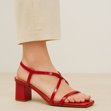 SANDALIA TACÓN PARA MUJER LOB FOOTWEAR  ROJO 81205723