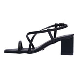 SANDALIA TACÓN PARA MUJER LOB FOOTWEAR  NEGRO 81205724