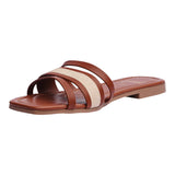 SANDALIA PISO PARA MUJER LOB FOOTWEAR  CAFÉ 82305701