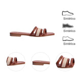 SANDALIA PISO PARA MUJER LOB FOOTWEAR  CAFÉ 82305701