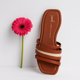 SANDALIA PISO PARA MUJER LOB FOOTWEAR  CAFÉ 82305701