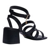 SANDALIA TACÓN PARA MUJER LOB FOOTWEAR  NEGRO 82305711