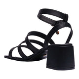 SANDALIA TACÓN PARA MUJER LOB FOOTWEAR  NEGRO 82305711