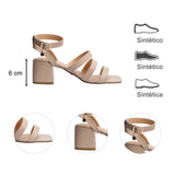 SANDALIA TACÓN PARA MUJER LOB FOOTWEAR  BEIGE 82305712