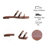 SANDALIA PISO PARA MUJER LOB FOOTWEAR TAN 89506013