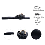 SANDALIA PISO PARA MUJER LOB FOOTWEAR NEGRO 89506032