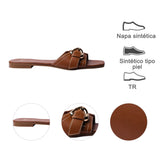 SANDALIA PISO PARA MUJER LOB FOOTWEAR CAFÉ 89506033