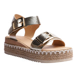 SANDALIA CUÑA PARA MUJER LOB FOOTWEAR ORO 82306077