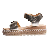 SANDALIA CUÑA PARA MUJER LOB FOOTWEAR ORO 82306077