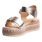 SANDALIA CUÑA PARA MUJER LOB FOOTWEAR ORO 82306077