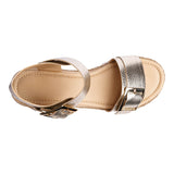 SANDALIA CUÑA PARA MUJER LOB FOOTWEAR ORO 82306077