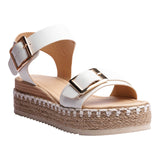 SANDALIA CUÑA PARA MUJER LOB FOOTWEAR BLANCO 82306078