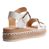 SANDALIA CUÑA PARA MUJER LOB FOOTWEAR BLANCO 82306078