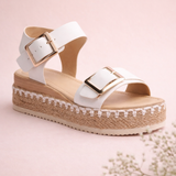 SANDALIA CUÑA PARA MUJER LOB FOOTWEAR BLANCO 82306078