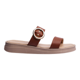 SANDALIA PISO PARA MUJER LOB FOOTWEAR  CAFE 83405702