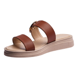 SANDALIA PISO PARA MUJER LOB FOOTWEAR  CAFE 83405702