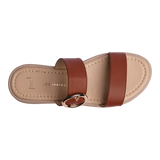 SANDALIA PISO PARA MUJER LOB FOOTWEAR  CAFE 83405702