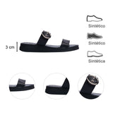 SANDALIA CUÑA PARA MUJER LOB FOOTWEAR  NEGRO 83405703