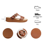 SANDALIA CUÑA PARA MUJER LOB FOOTWEAR TAN 83406048