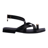 SANDALIA PISO PARA MUJER LOB FOOTWEAR NEGRO 83406049