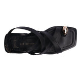 SANDALIA PISO PARA MUJER LOB FOOTWEAR NEGRO 83406049